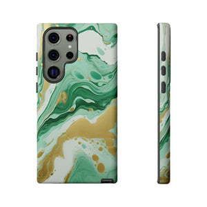 Emerald Gold Marble - Tough Guard Samsung Galaxy Case