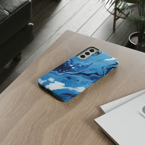 Blue Ocean Wave Marble - Tough Guard Samsung Galaxy Case