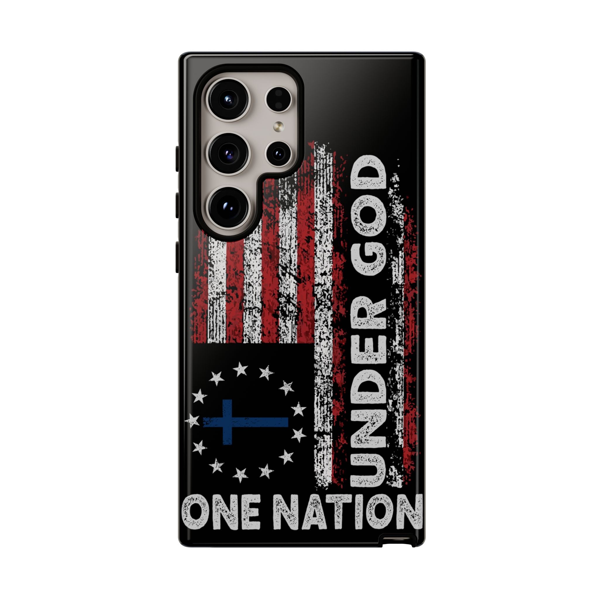 One Nation Under God American Flag - Tough Guard Samsung Galaxy Case