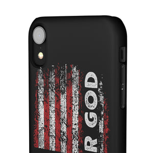 One Nation Under God American Flag - Snap Case Apple iPhone Case