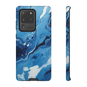 Blue Ocean Wave Marble - Tough Guard Samsung Galaxy Case