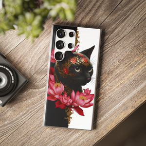 Yin & Yang Mystic Cat - Flexi Case Samsung Galaxy Case