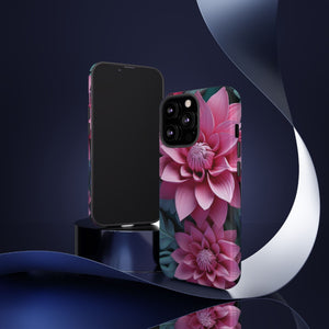 Tropical Pink Flower - Tough Guard Apple iPhone Case