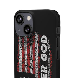 One Nation Under God American Flag - Snap Case Apple iPhone Case