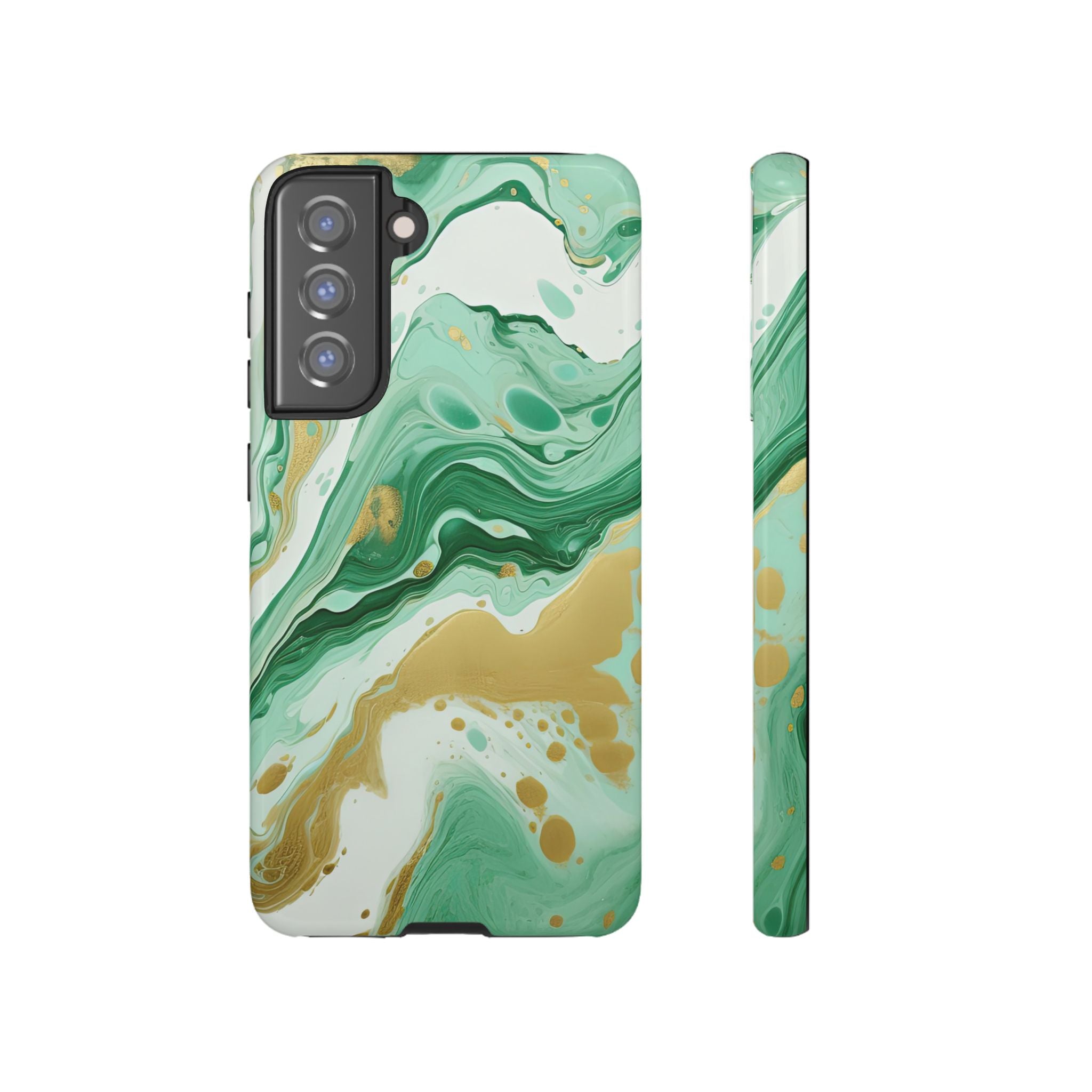 Emerald Gold Marble - Tough Guard Samsung Galaxy Case