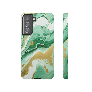 Emerald Gold Marble - Tough Guard Samsung Galaxy Case