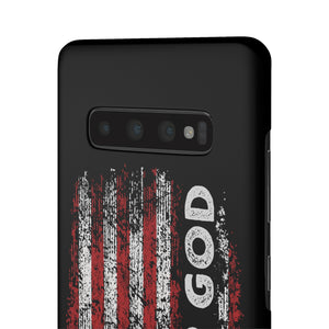 One Nation Under God American Flag - Snap Case Samsung Galaxy Case