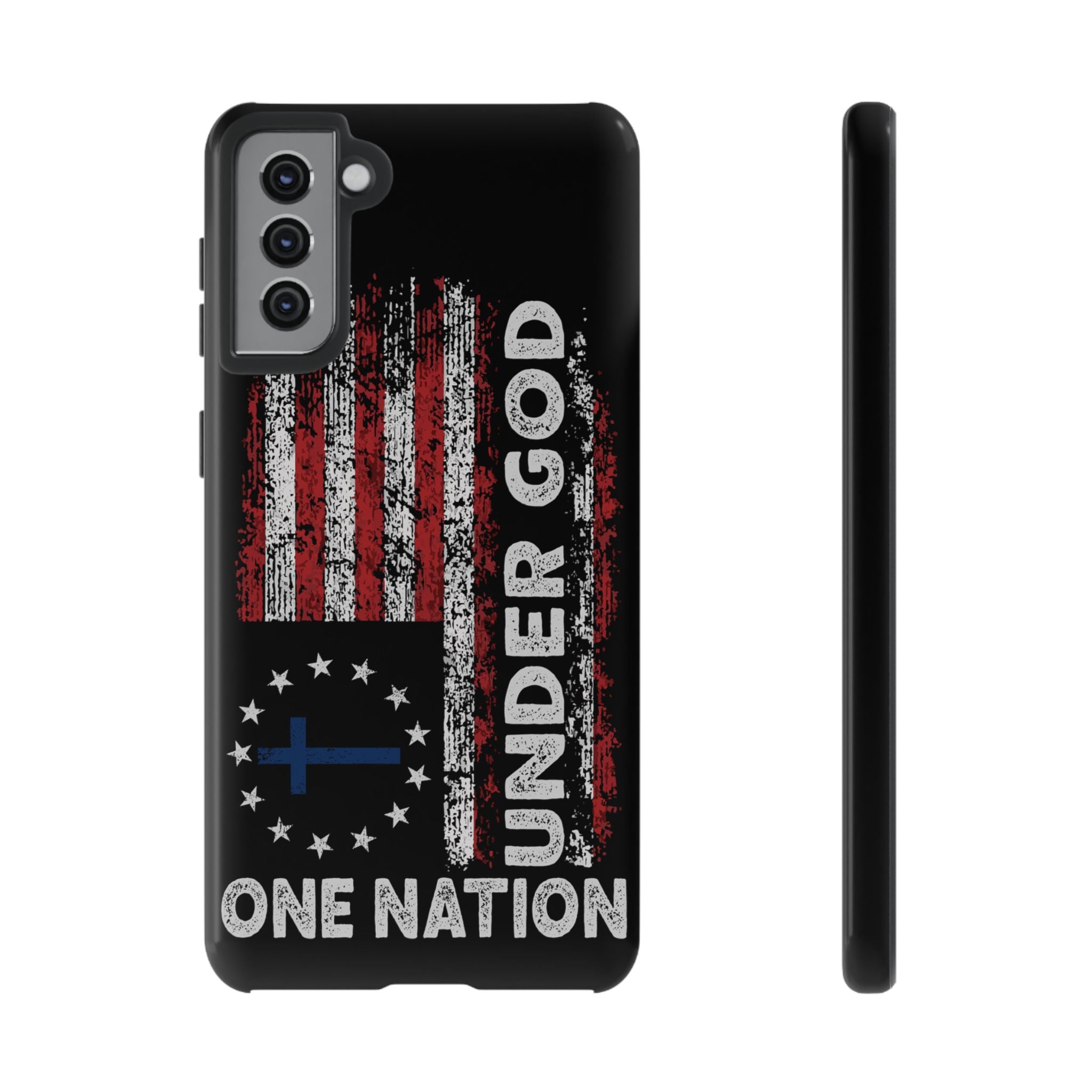 One Nation Under God American Flag - Tough Guard Samsung Galaxy Case