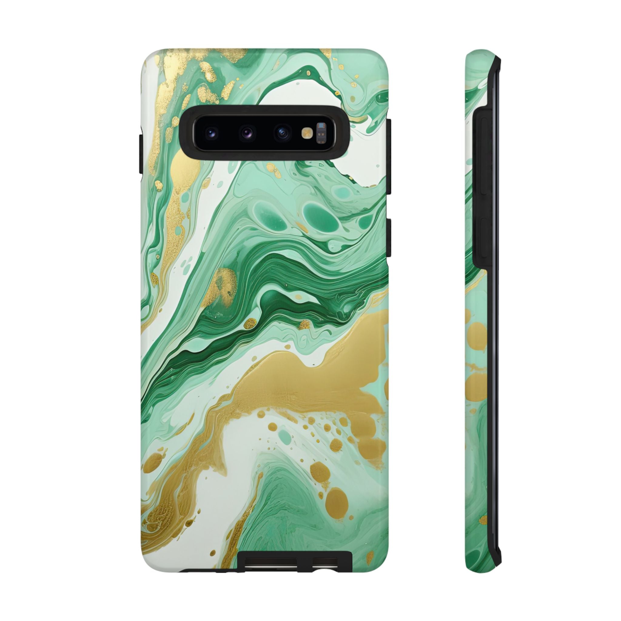 Emerald Gold Marble - Tough Guard Samsung Galaxy Case