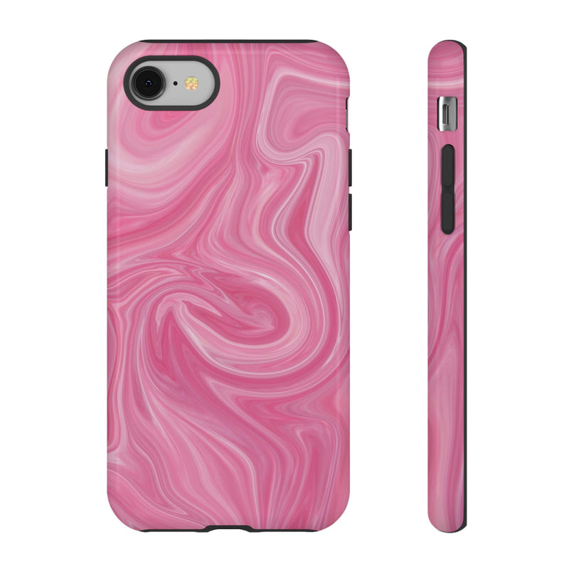 Pink Blush Marble - Tough Guard Apple iPhone Case