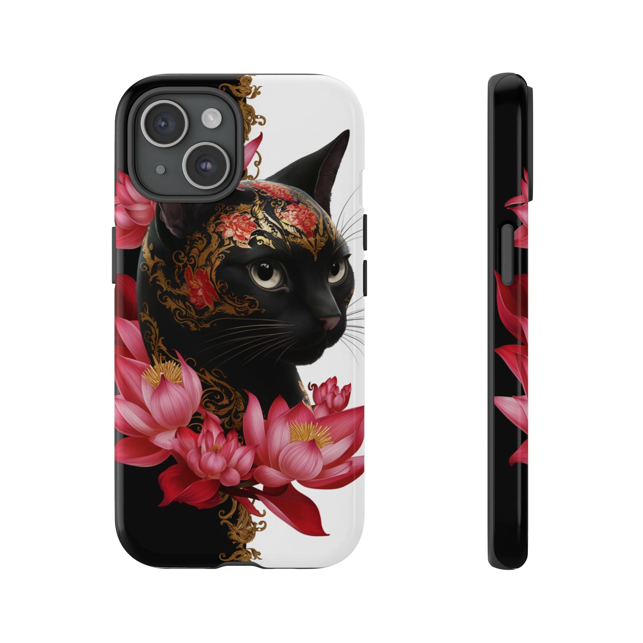 Yin & Yang Mystic Cat - Tough Guard Apple iPhone Case