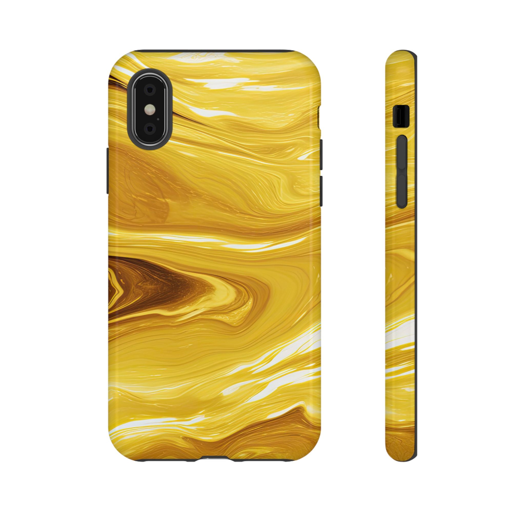 Golden Veil Marble - Tough Guard Apple iPhone Case