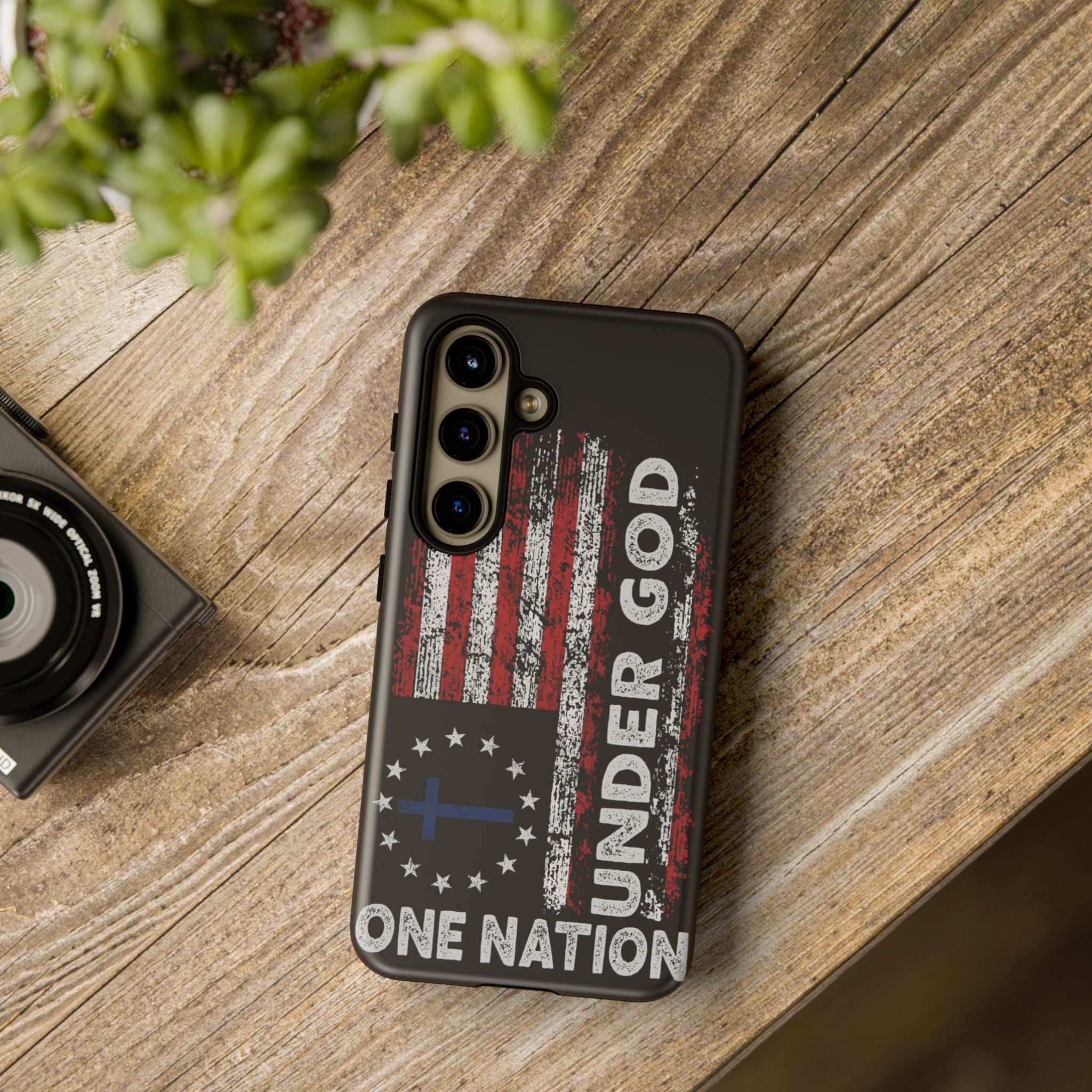 One Nation Under God American Flag - Tough Guard Samsung Galaxy Case