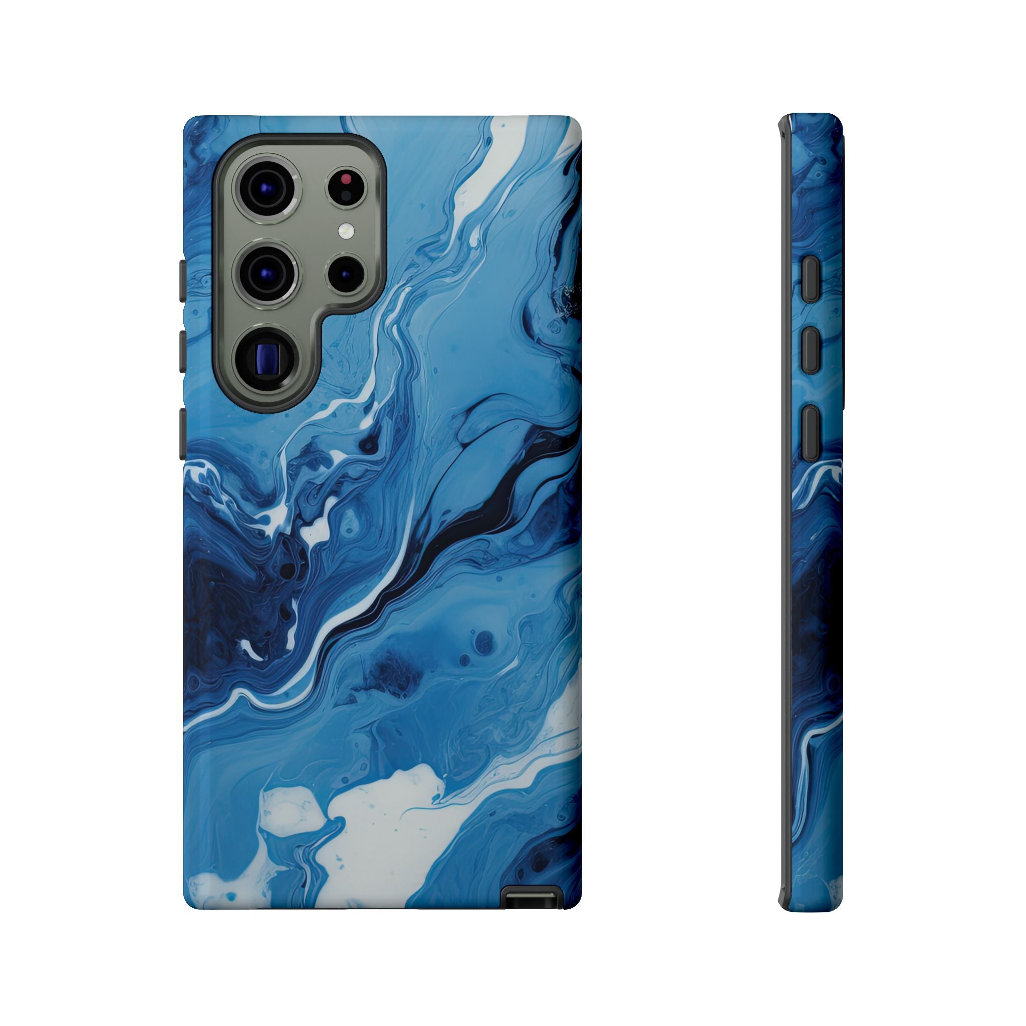 Blue Ocean Wave Marble - Tough Guard Samsung Galaxy Case