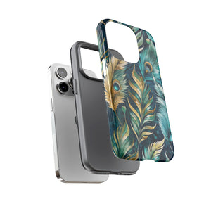 Peacock Feathers - Tough Guard Apple iPhone Case
