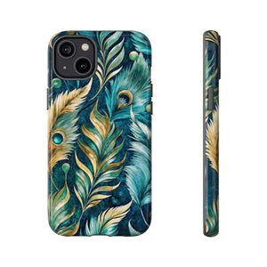 Peacock Feathers - Tough Guard Apple iPhone Case