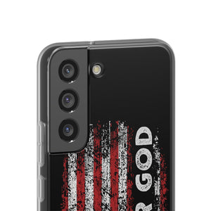 One Nation Under God American Flag - Flexi Case Samsung Galaxy Case