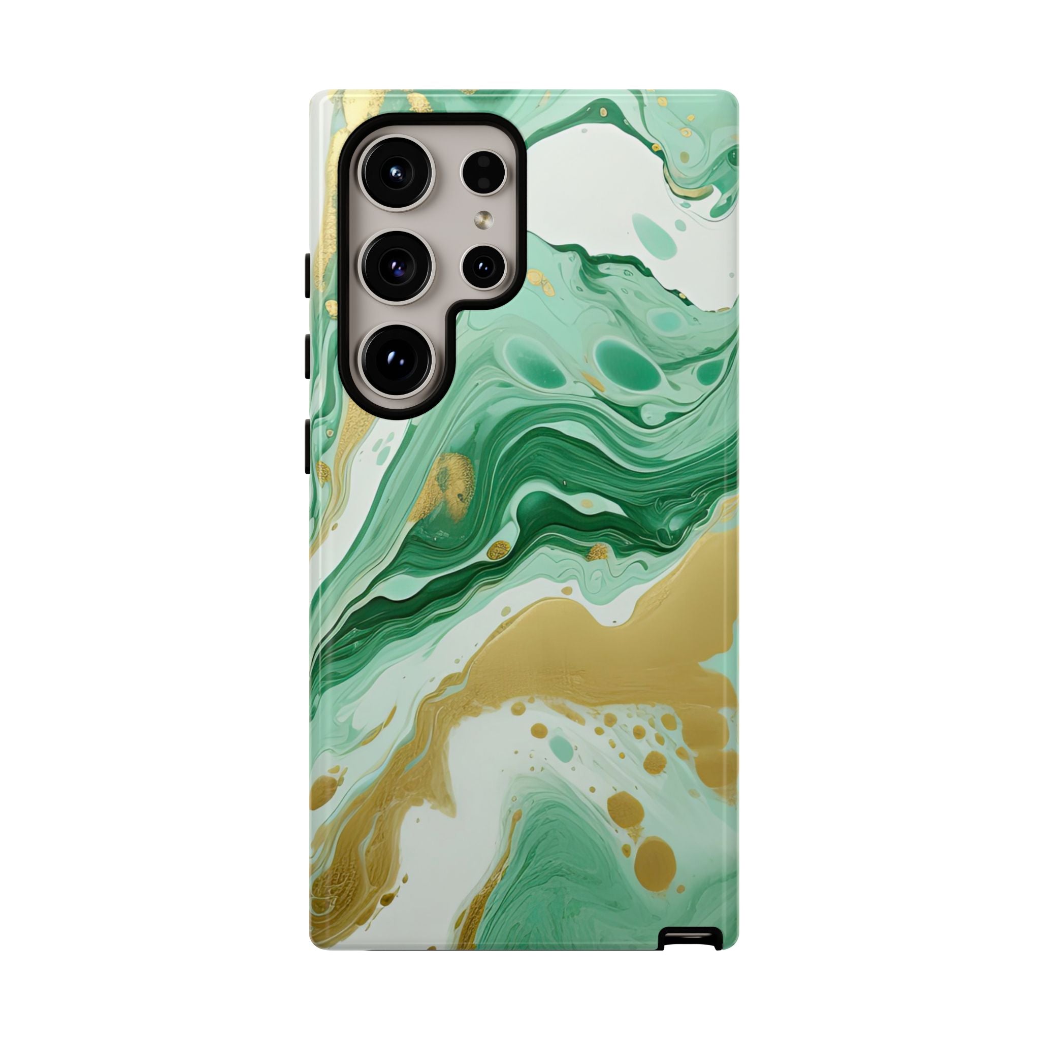 Emerald Gold Marble - Tough Guard Samsung Galaxy Case