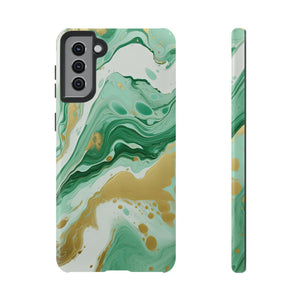 Emerald Gold Marble - Tough Guard Samsung Galaxy Case
