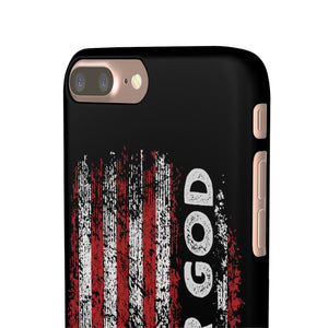 One Nation Under God American Flag - Snap Case Apple iPhone Case