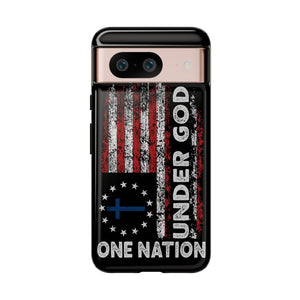 One Nation Under God American Flag - Tough Guard Google Pixel Case