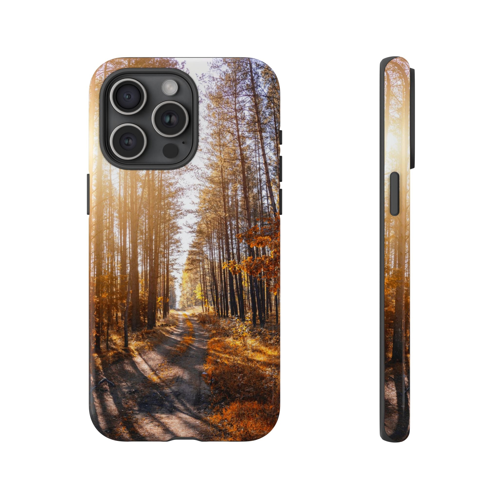 Autumn Forest Way - Tough Guard Apple iPhone Case