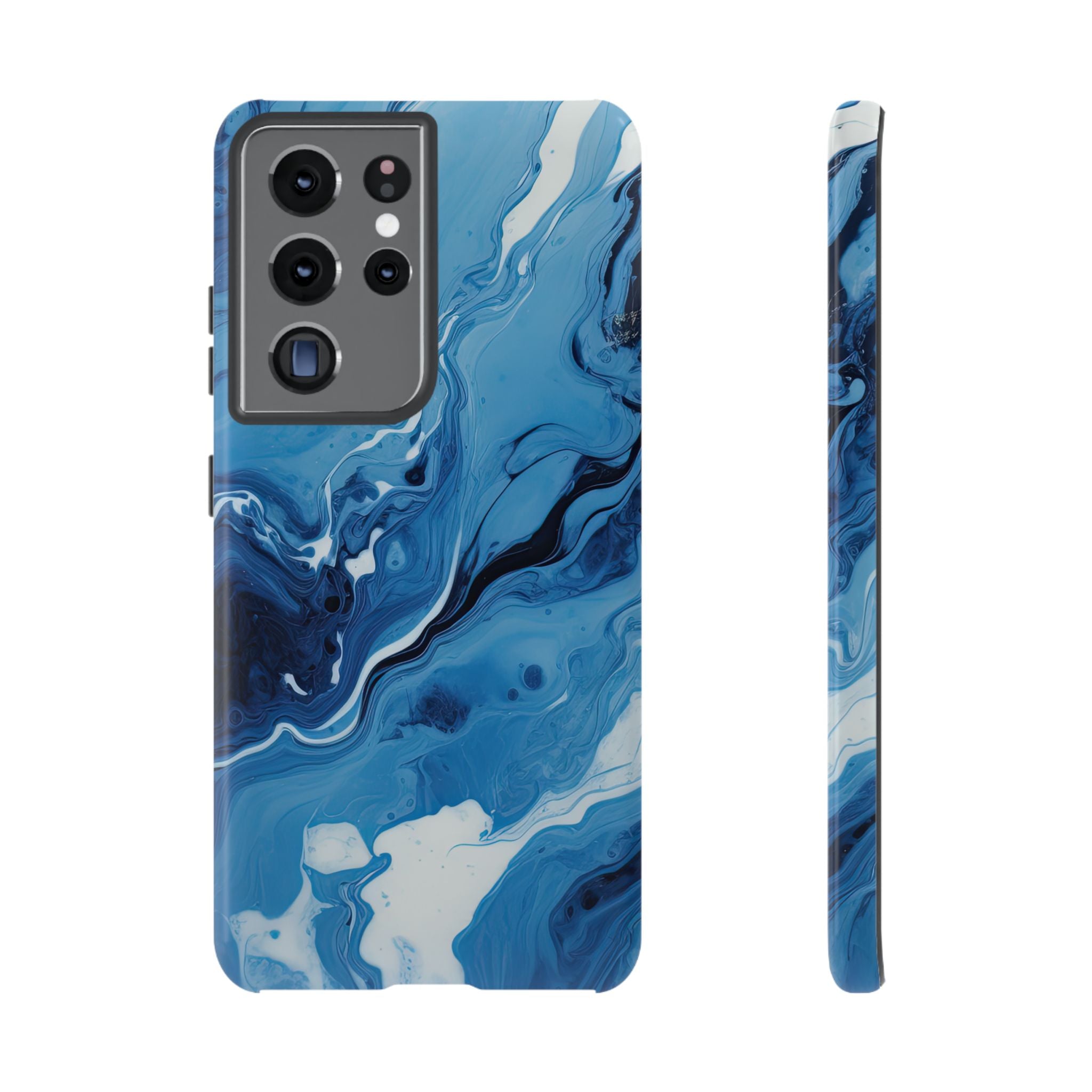 Blue Ocean Wave Marble - Tough Guard Samsung Galaxy Case
