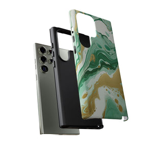 Emerald Gold Marble - Tough Guard Samsung Galaxy Case