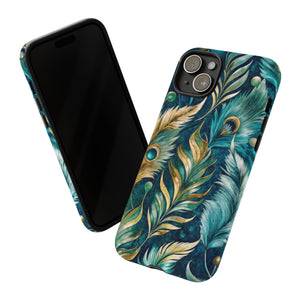 Peacock Feathers - Tough Guard Apple iPhone Case