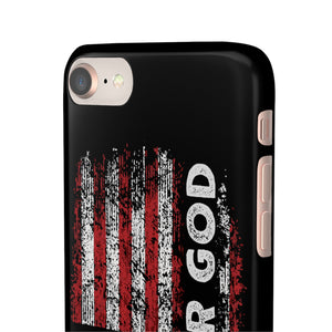 One Nation Under God American Flag - Snap Case Apple iPhone Case