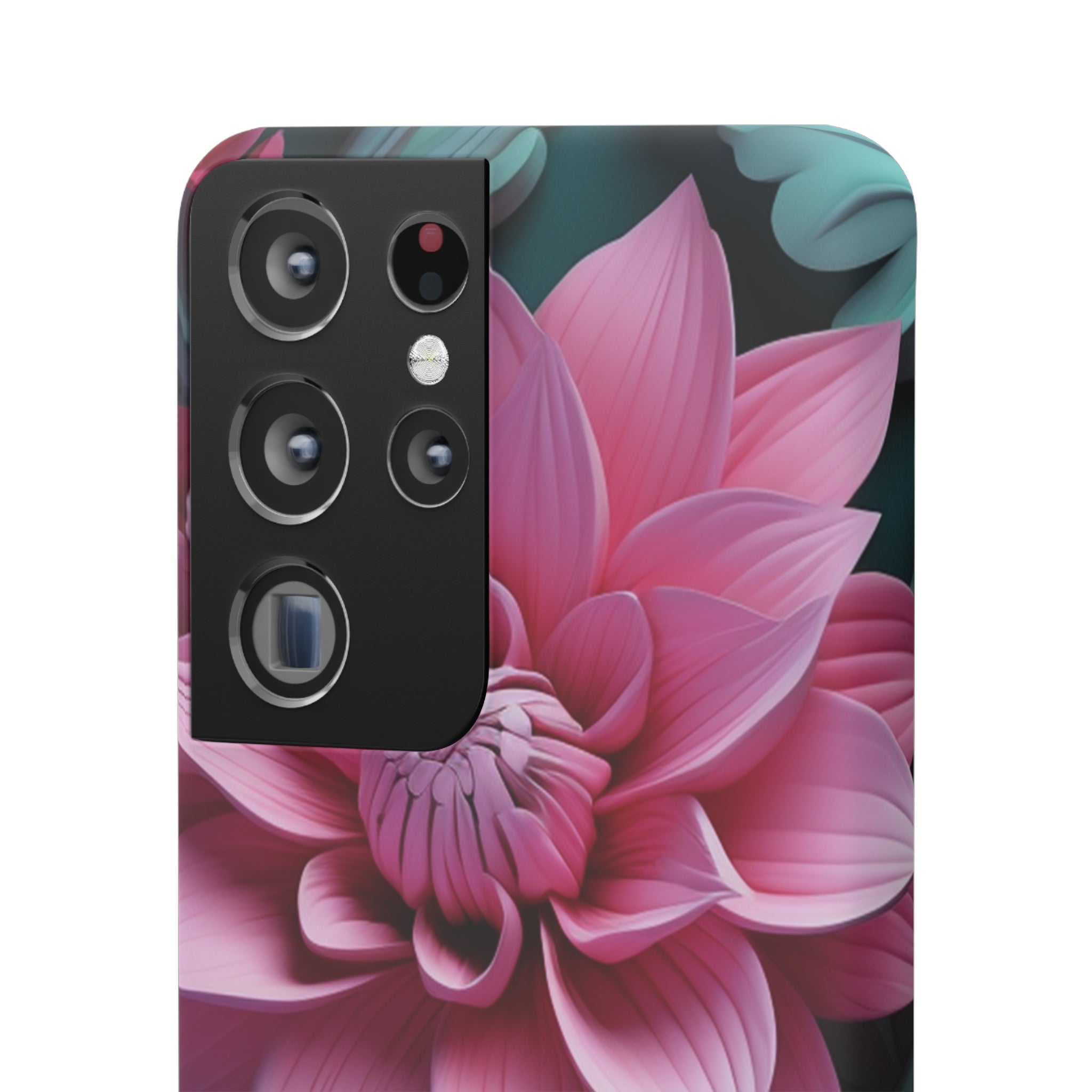 Tropical Pink Flower Snap Case - Samsung Galaxy Case