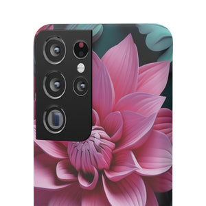 Tropical Pink Flower Snap Case - Samsung Galaxy Case