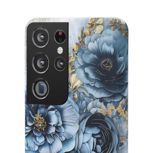 Blooming Blue Floral Bouquet Snap Case - Samsung Galaxy Case