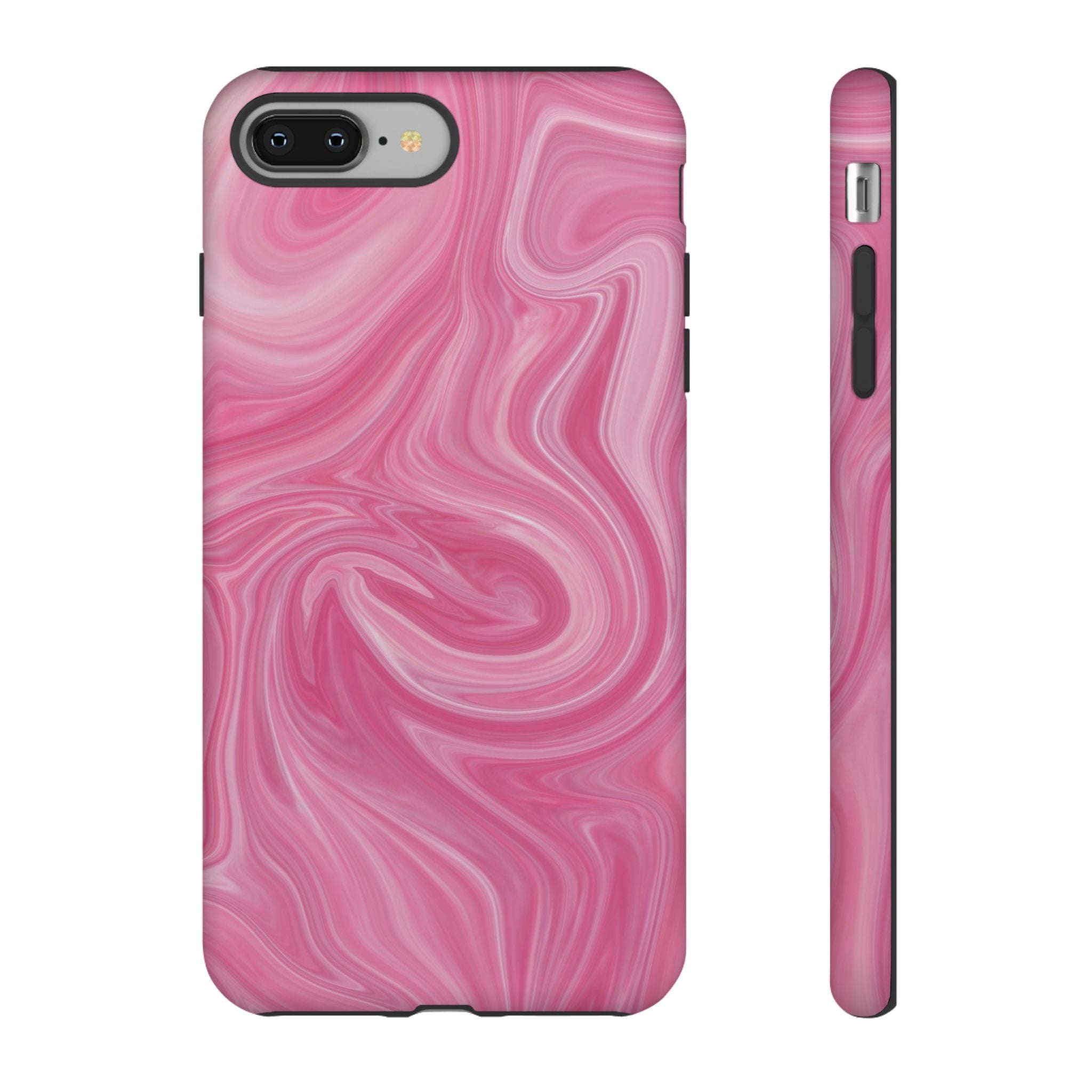 Pink Blush Marble - Tough Guard Apple iPhone Case