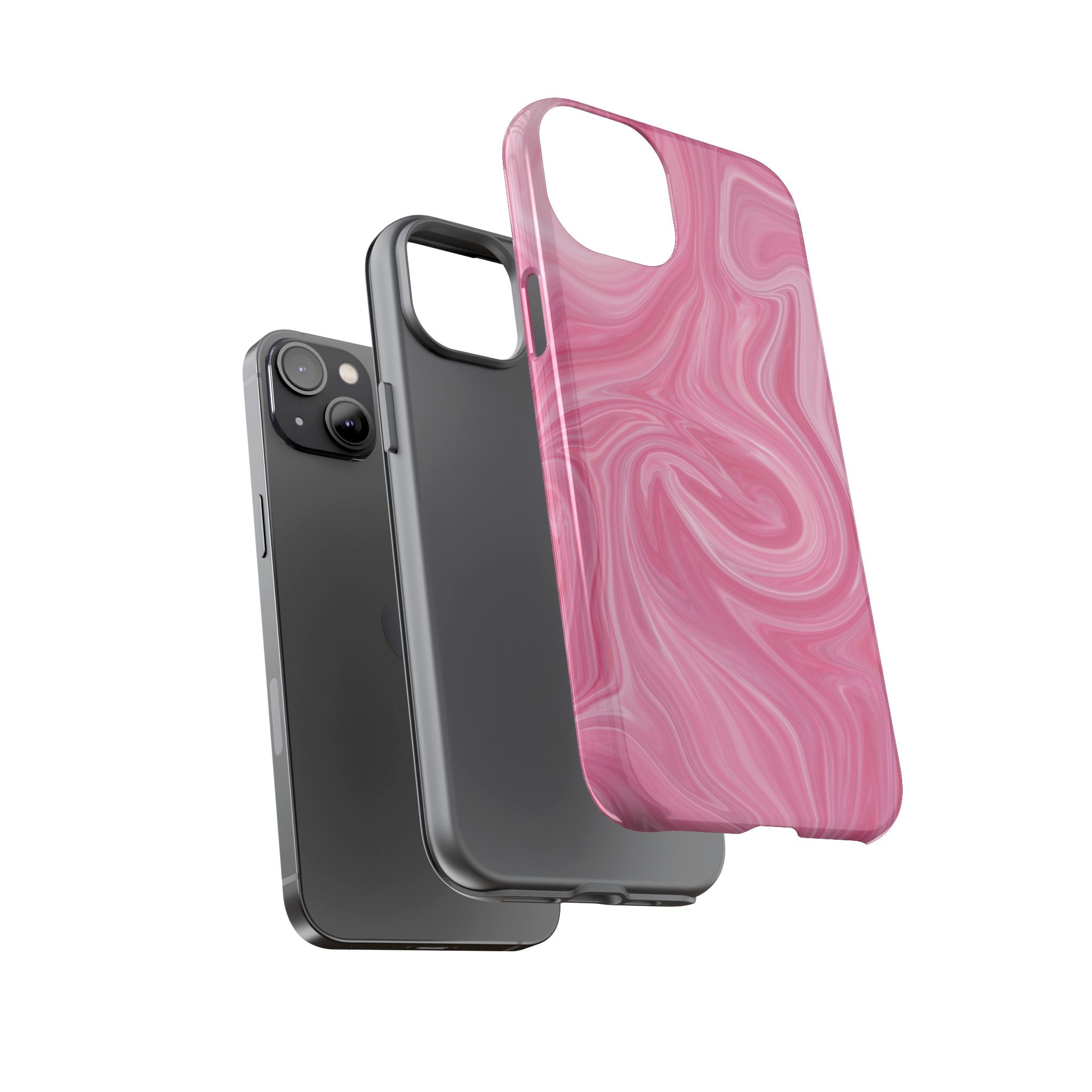 Pink Blush Marble - Tough Guard Apple iPhone Case