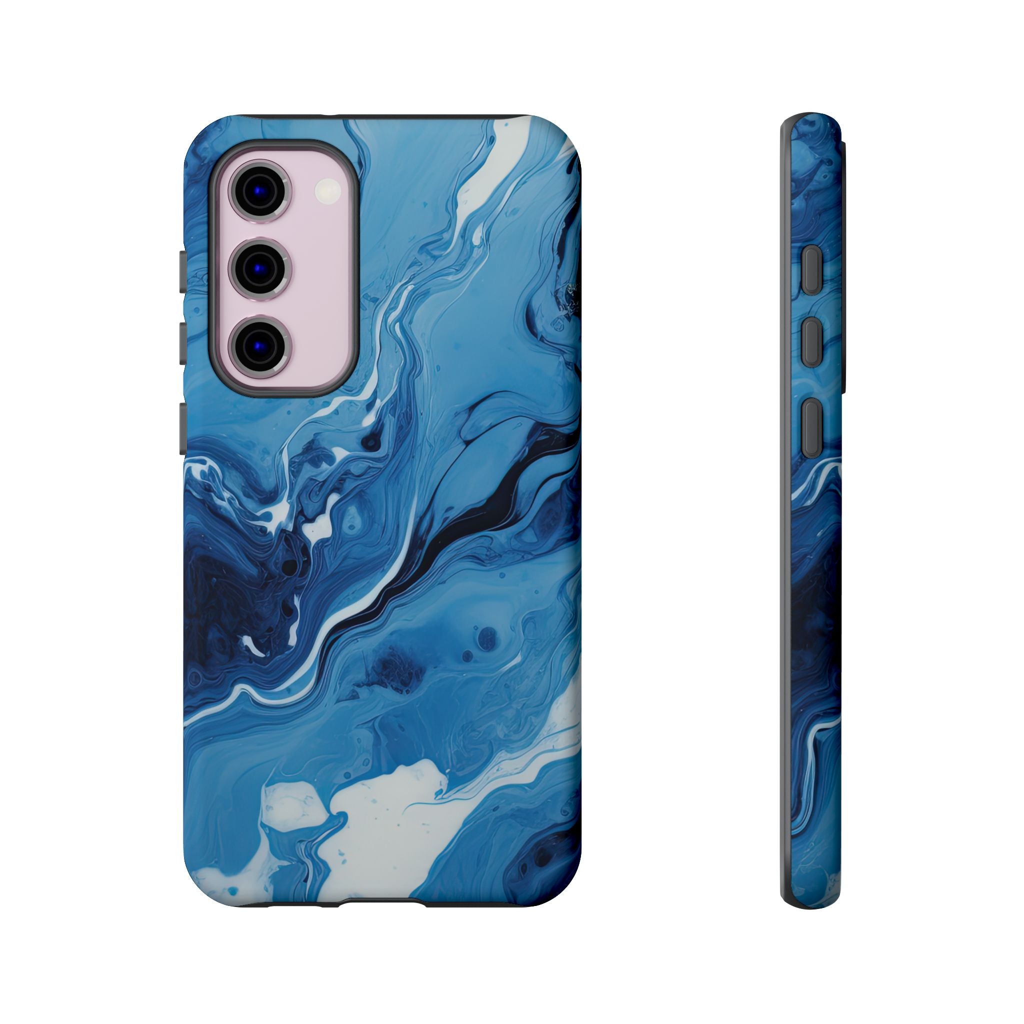 Blue Ocean Wave Marble - Tough Guard Samsung Galaxy Case