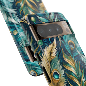 Peacock Feathers - Tough Guard Google Pixel Case