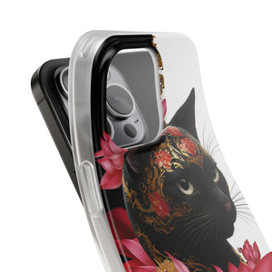 Yin & Yang Mystic Cat - Flexi Case Apple iPhone Case