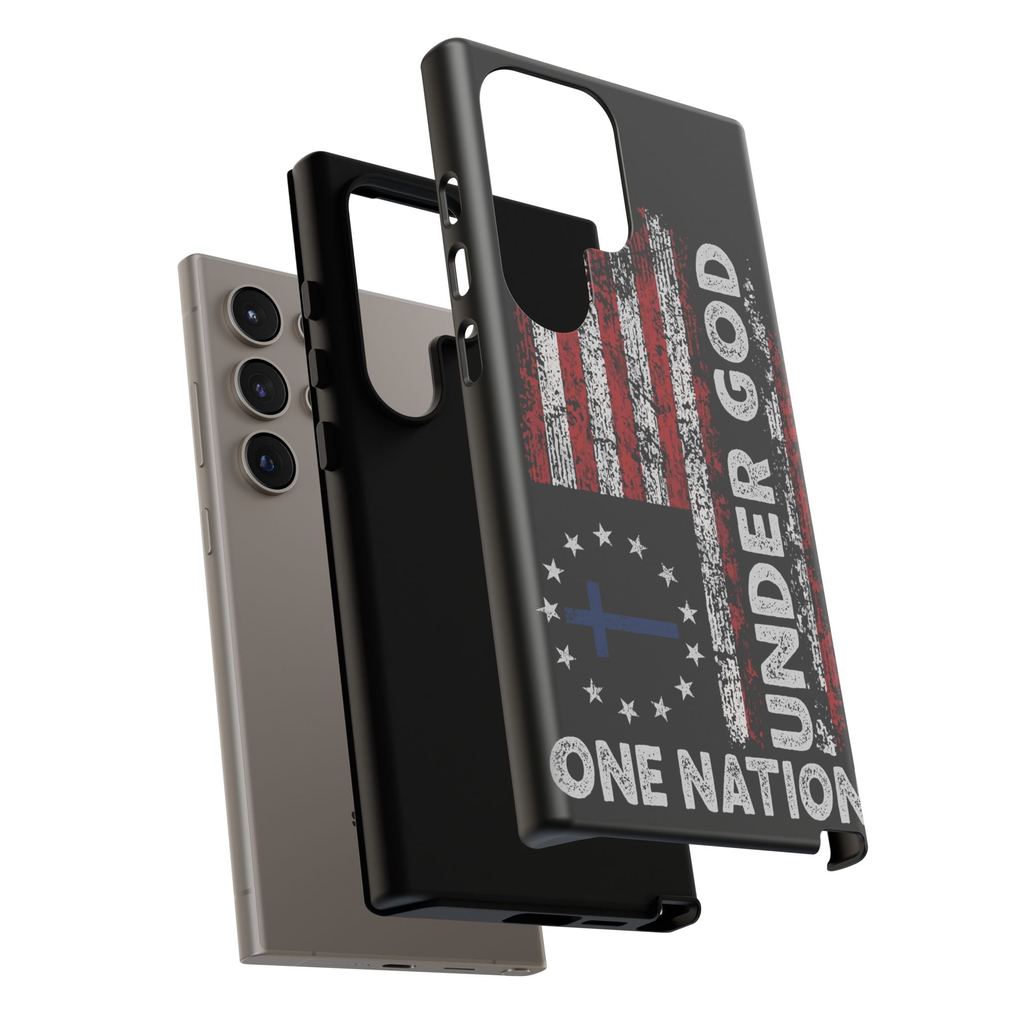 One Nation Under God American Flag - Tough Guard Samsung Galaxy Case