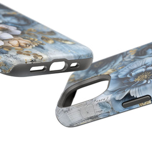 Blooming Blue Floral Bouquet - Impact Guard Apple iPhone Case