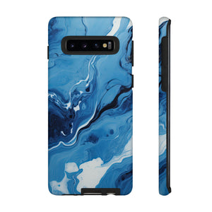 Blue Ocean Wave Marble - Tough Guard Samsung Galaxy Case