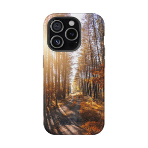Autumn Forest Way - Magnetic Armor Tough Case Apple iPhone