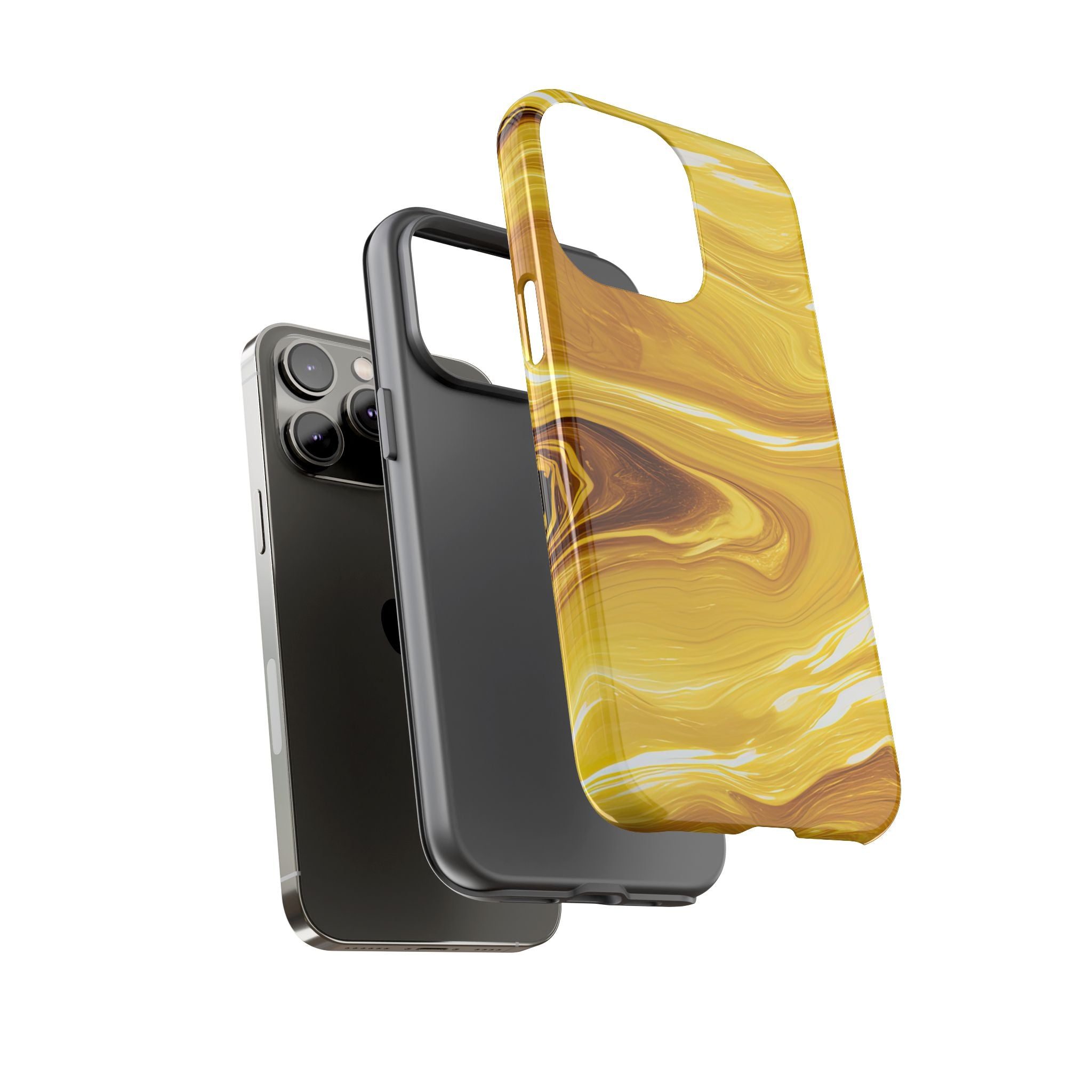 Golden Veil Marble - Tough Guard Apple iPhone Case