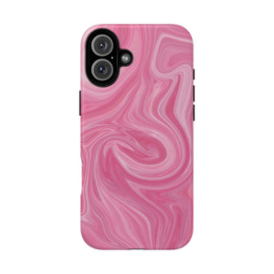 Pink Blush Marble - Tough Guard Apple iPhone Case