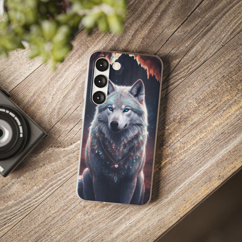 Majestic Guardian Wolf - Flexi Case Samsung Galaxy