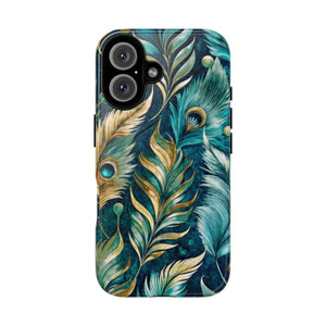Peacock Feathers - Tough Guard Apple iPhone Case