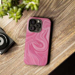 Pink Blush Marble - Tough Guard Apple iPhone Case