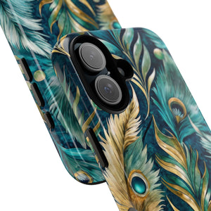 Peacock Feathers - Tough Guard Apple iPhone Case