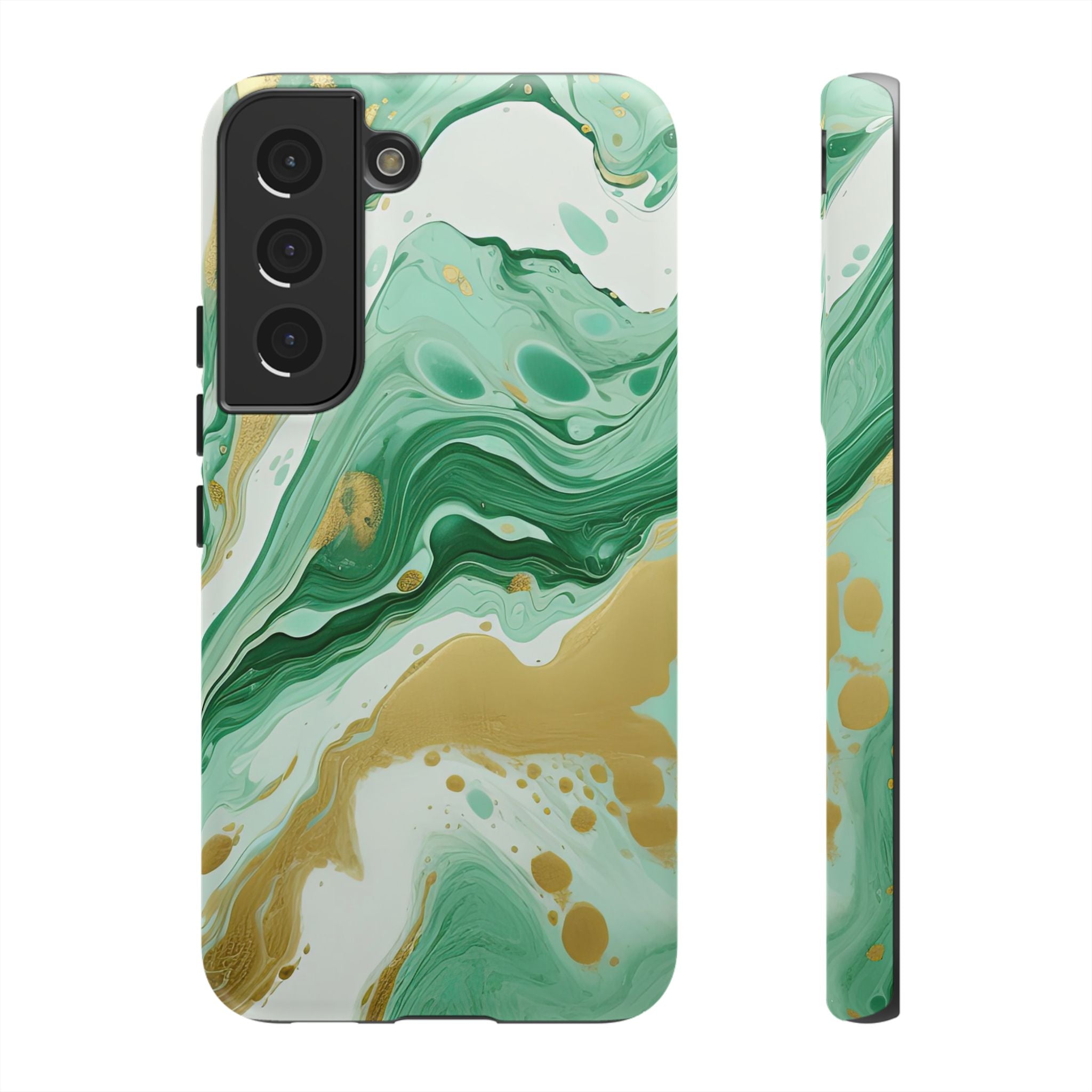 Emerald Gold Marble - Tough Guard Samsung Galaxy Case
