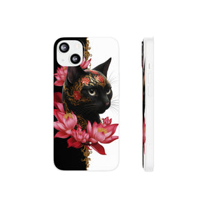 Yin & Yang Mystic Cat - Flexi Case Apple iPhone Case